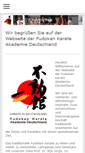 Mobile Screenshot of fudokan-deutschland.com